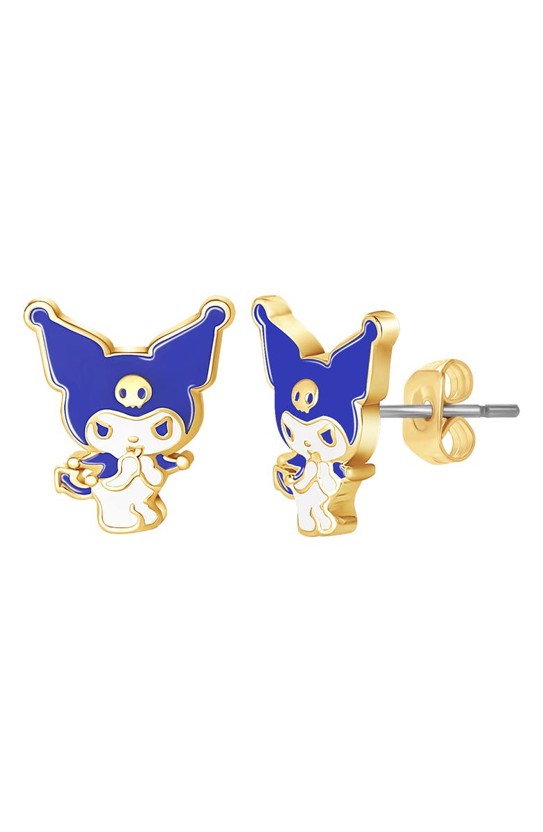 Jacmel x Sanrio Kuromi<sup>®</sup> Stud Earrings, Alternate, color,