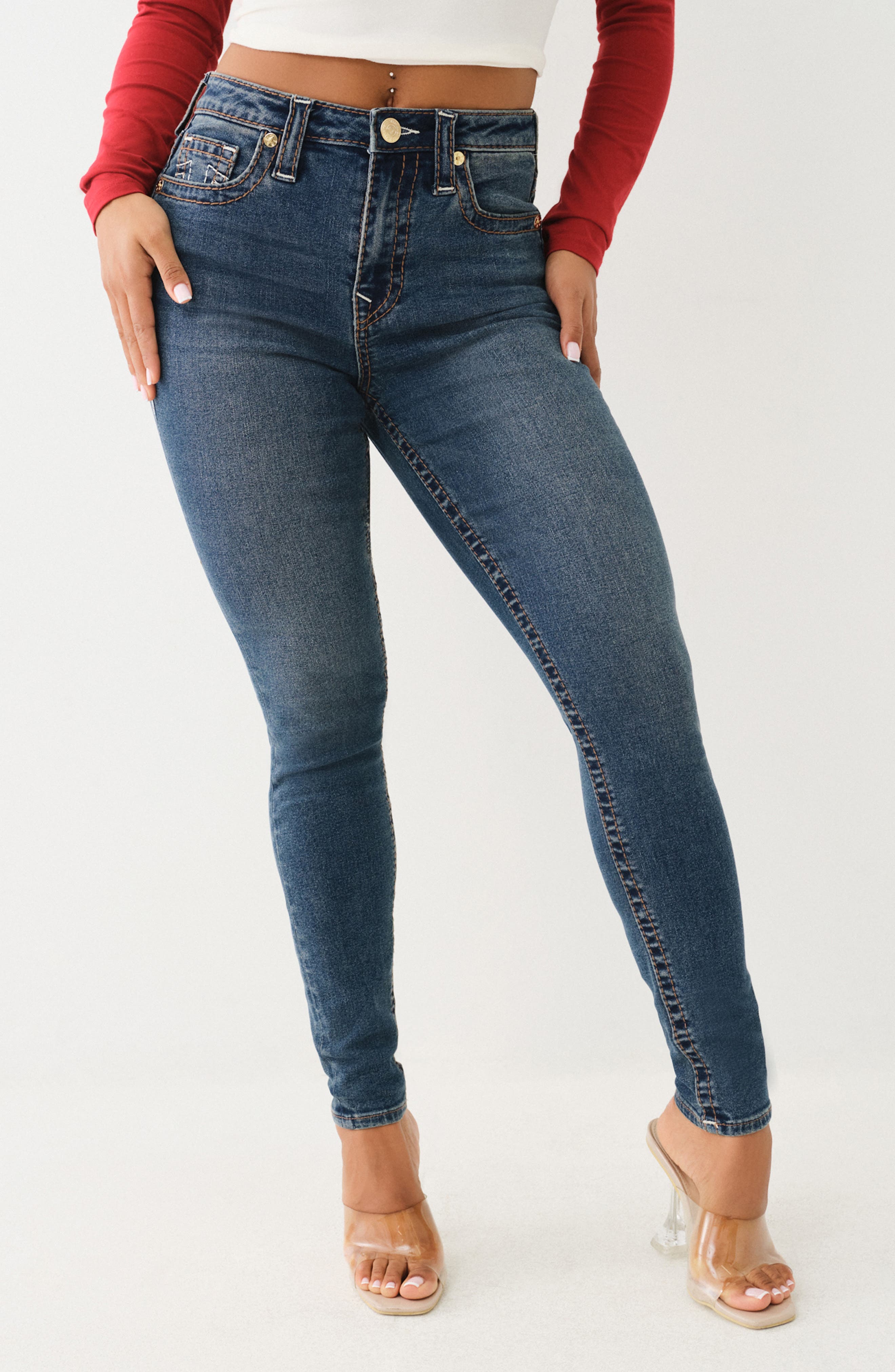 True Religion Halle High Waist Skinny Jeans