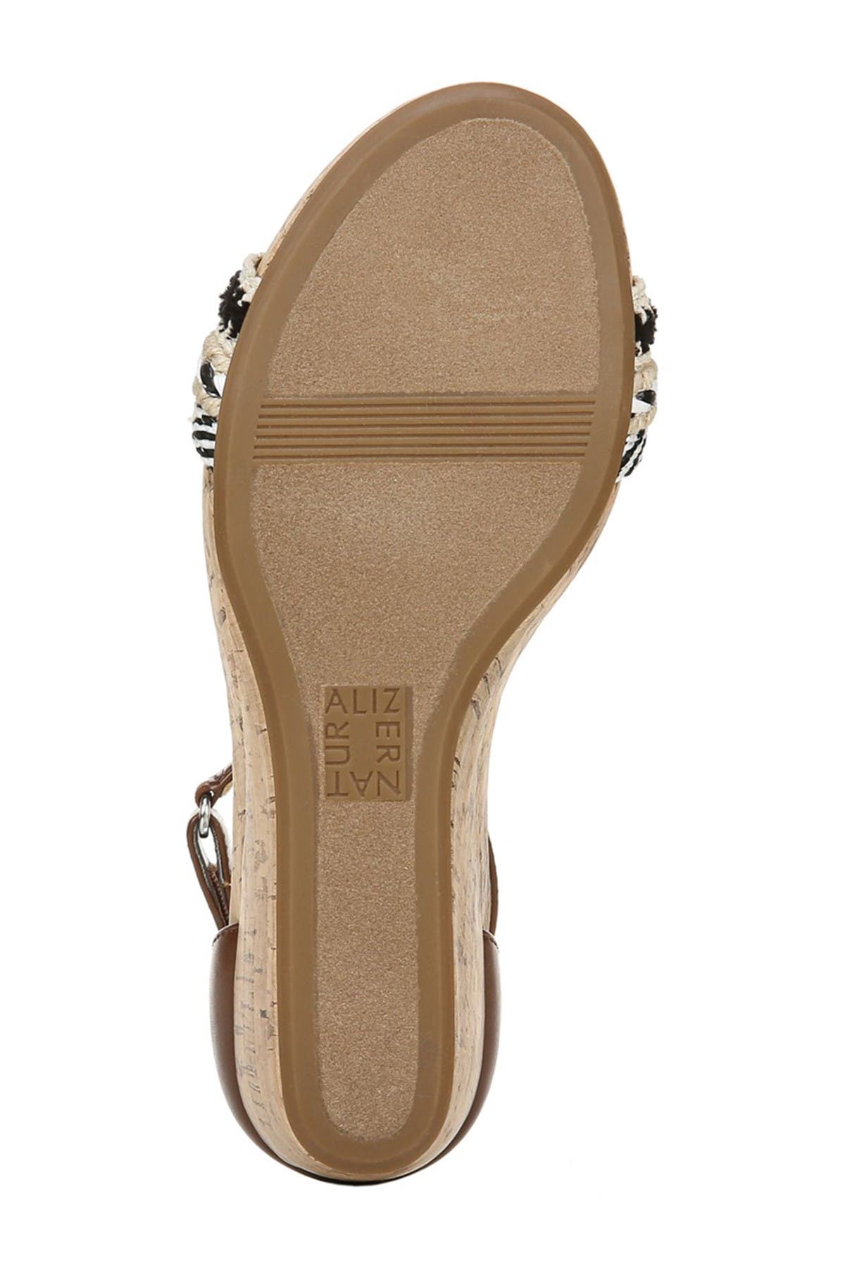 Naturalizer Areda Wedge Sandal - Wide Width Available, Alternate, color, 