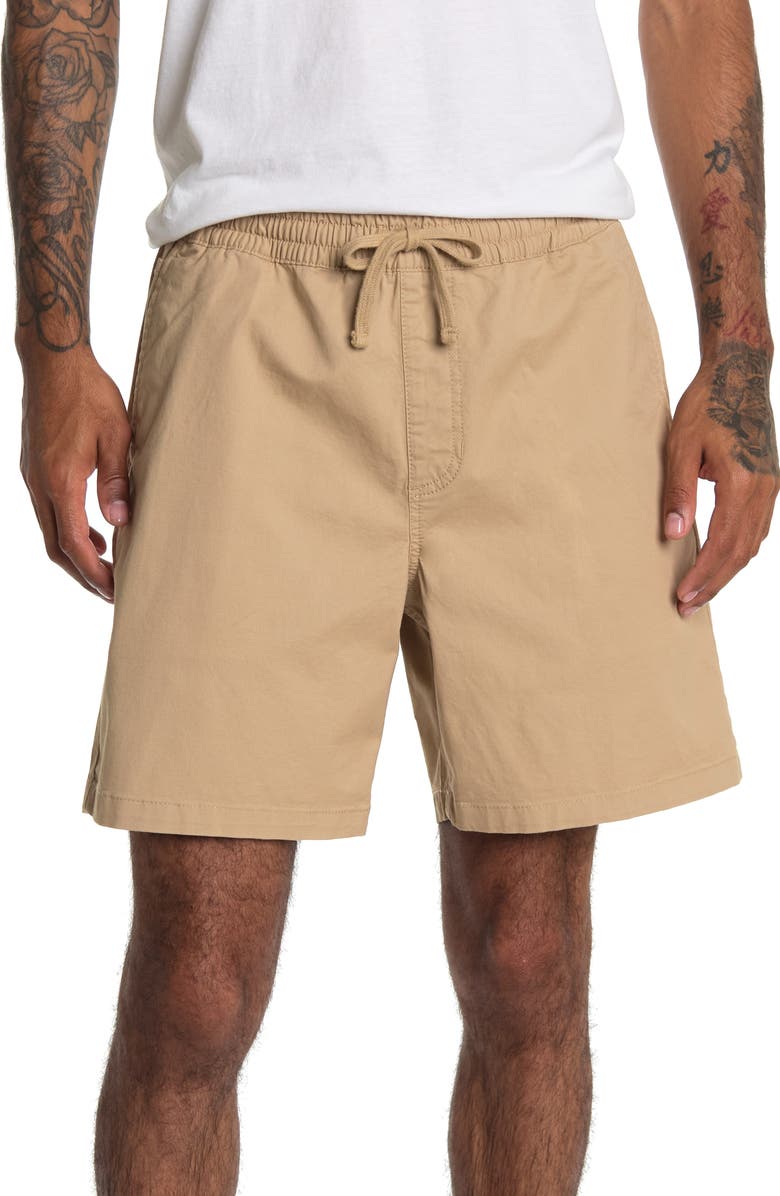 Vans Range Organic Cotton Twill Shorts, Main, color, 