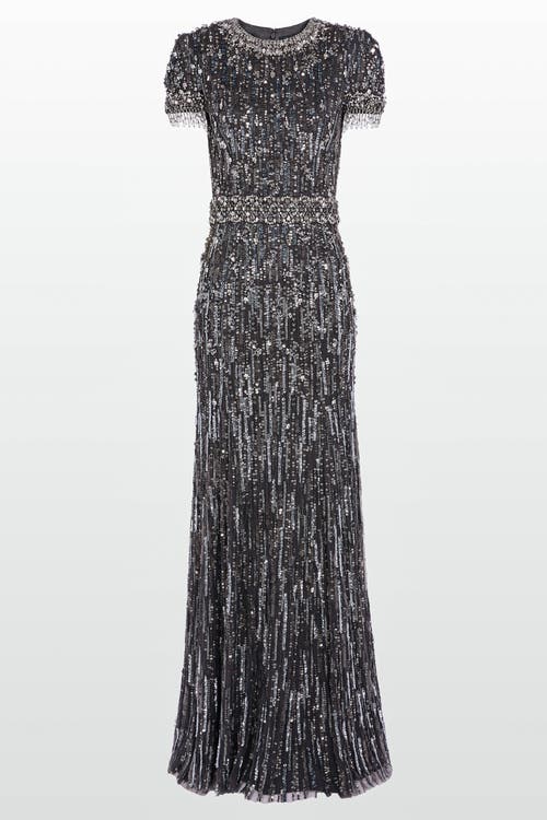 Jenny Packham Roxy Gown In Gray