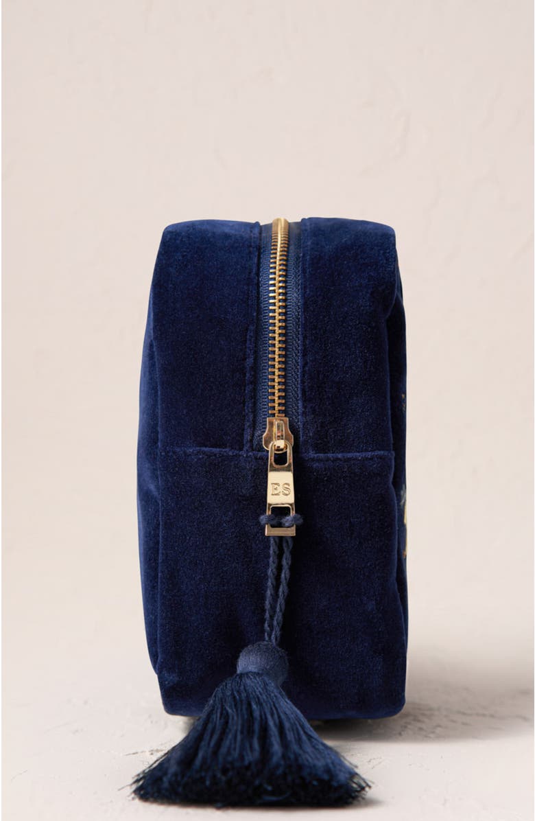 Elizabeth Scarlett Celestial Velvet Wash Bag, Alternate, color, 