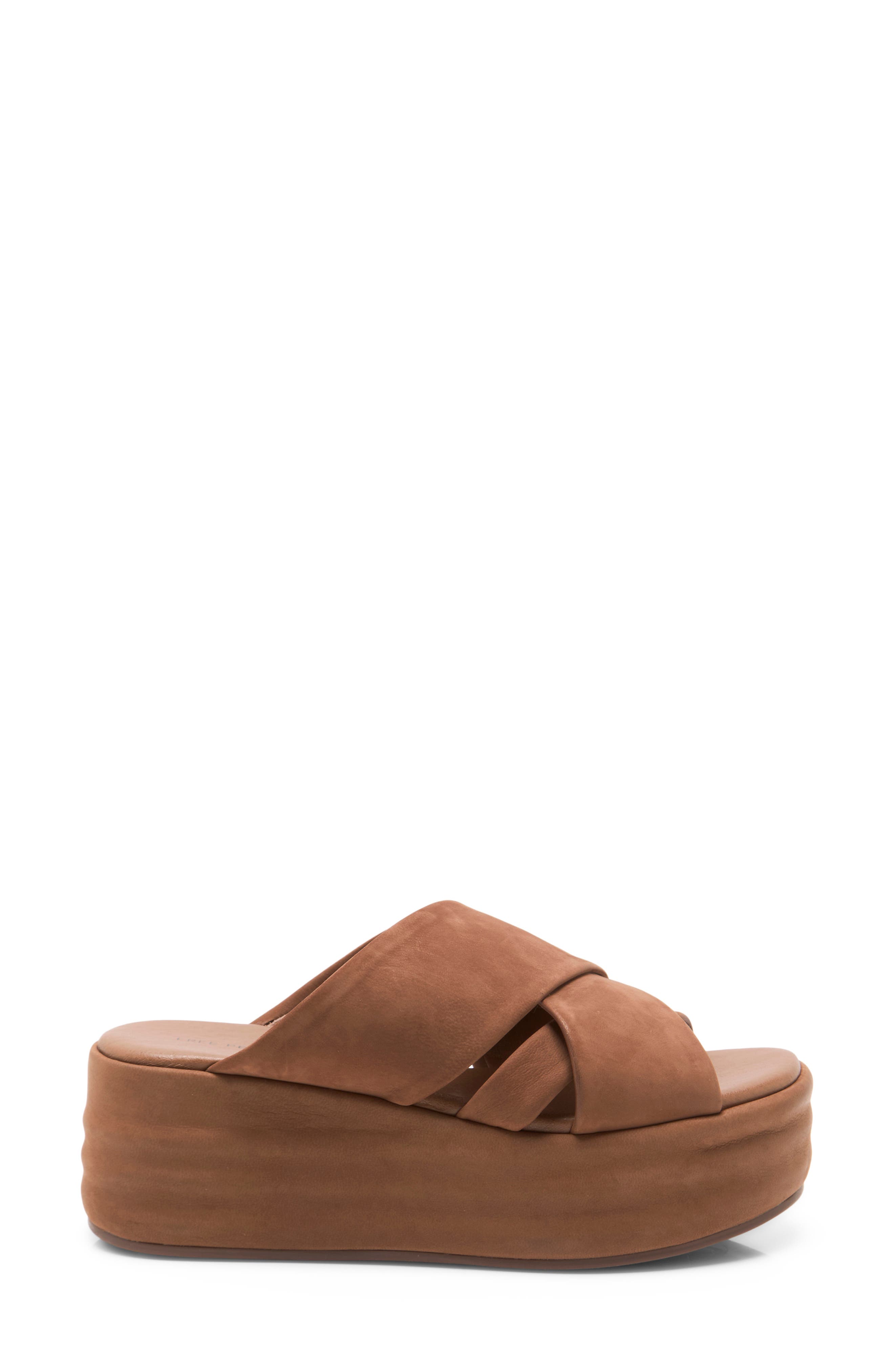 Free People Wanderbay Platform Wedge Slide Sandal, Alternate, color, 