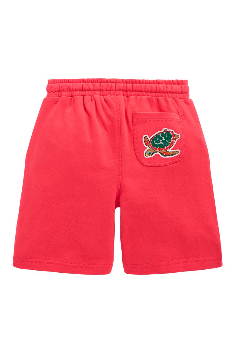 Kids' Superstitch Badge Drawstring Shorts, Alternate, color, JAM RED HOLIDAY