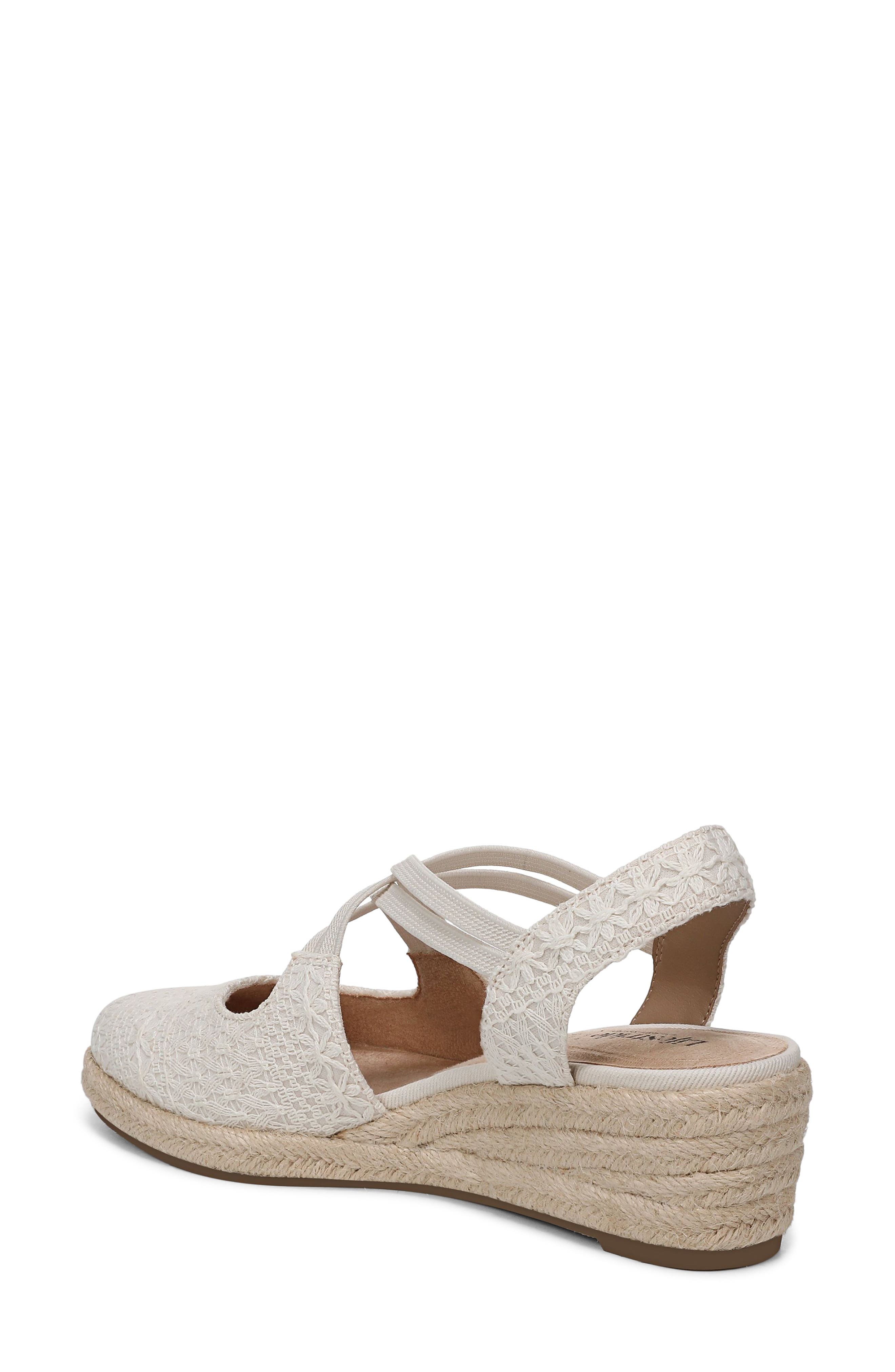 Patience Wedge Sandal, Alternate, color, BEIGE
