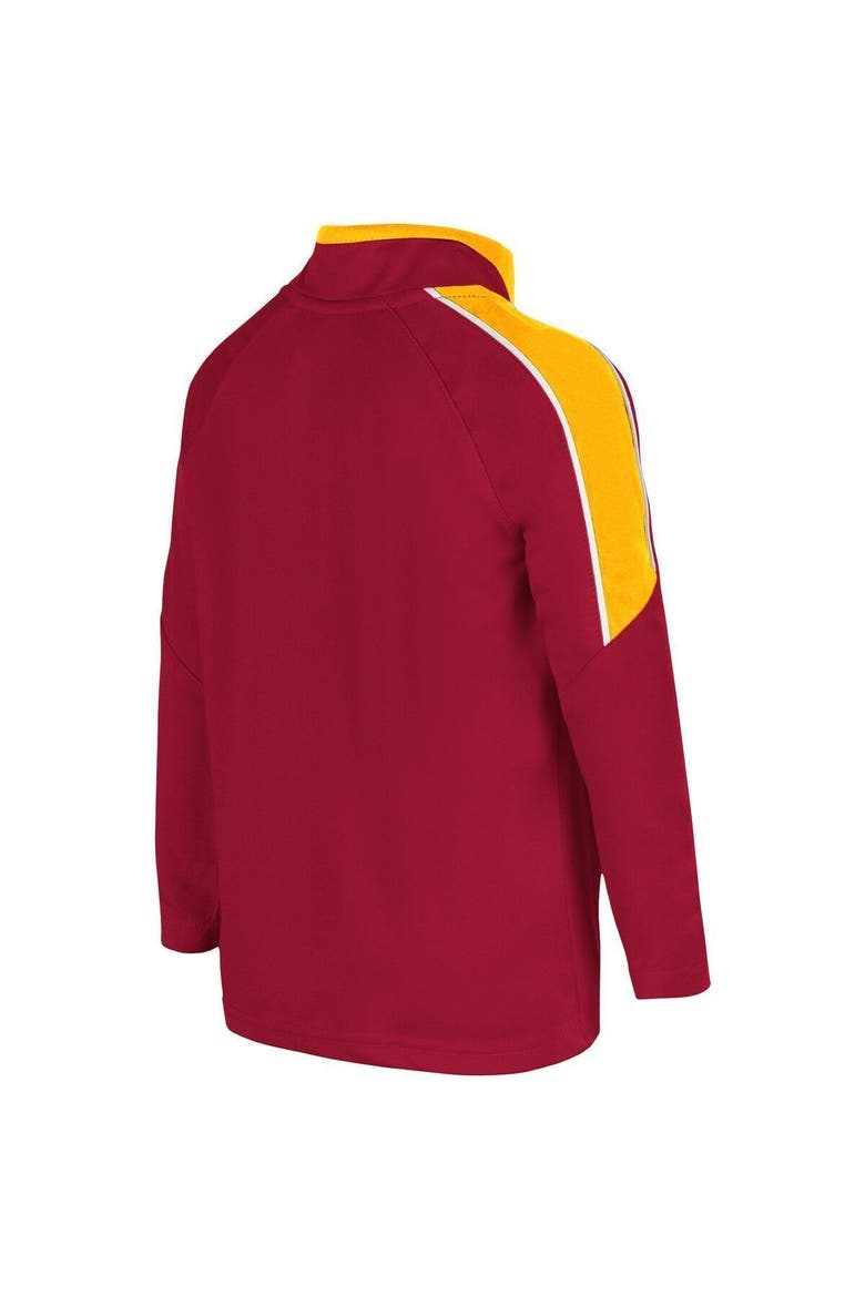 Toddler Colosseum Cardinal Iowa State Cyclones Windshirt Quarter-Zip Jacket, Alternate, color, Cardinal