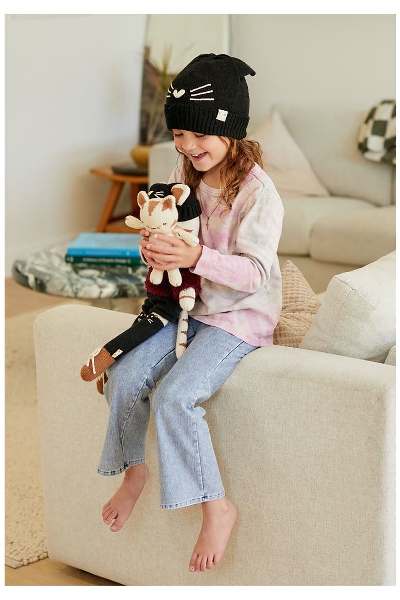 Baby Cat Stuffed Animal, Alternate, color, IVORY