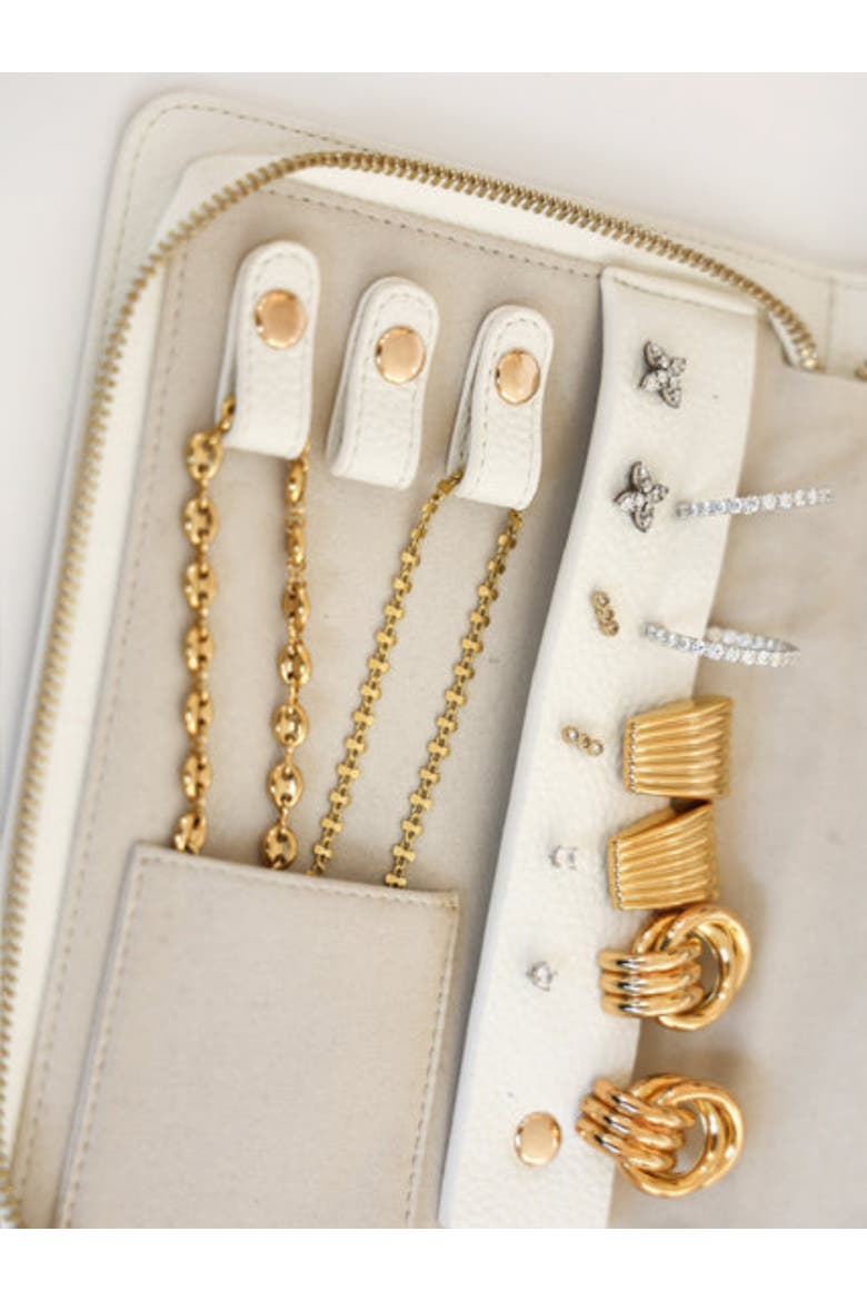 Travel Jewelry Organizer, Alternate, color, White