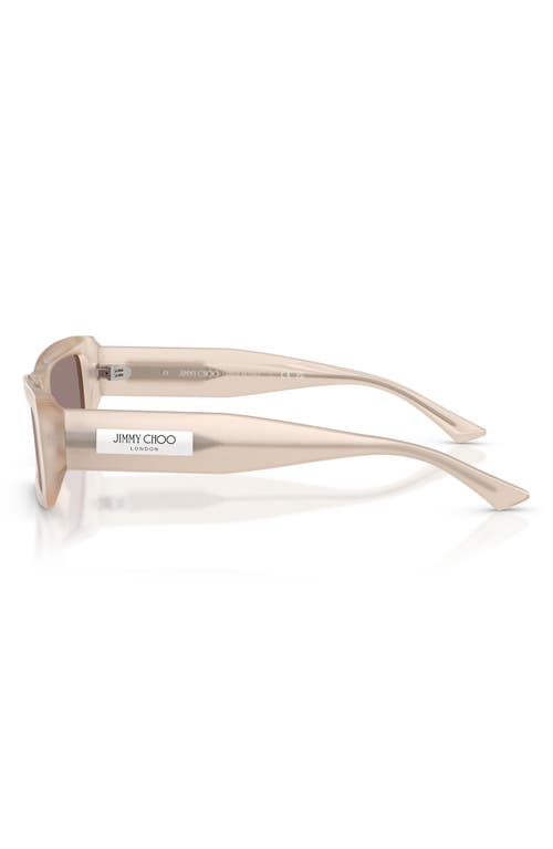 Jimmy Choo Lennon 54mm Polarized Rectangular Sunglasses