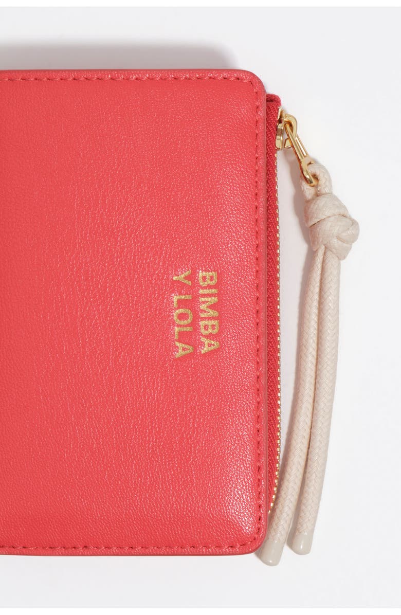 Bimba y Lola Compact Purse, Alternate, color, Bright Red