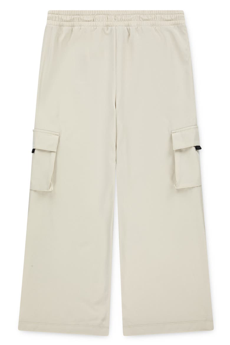 Kids' Wide Leg Drawstring Cargo Pants, Alternate, color, LEGEND LIGHT BROWN