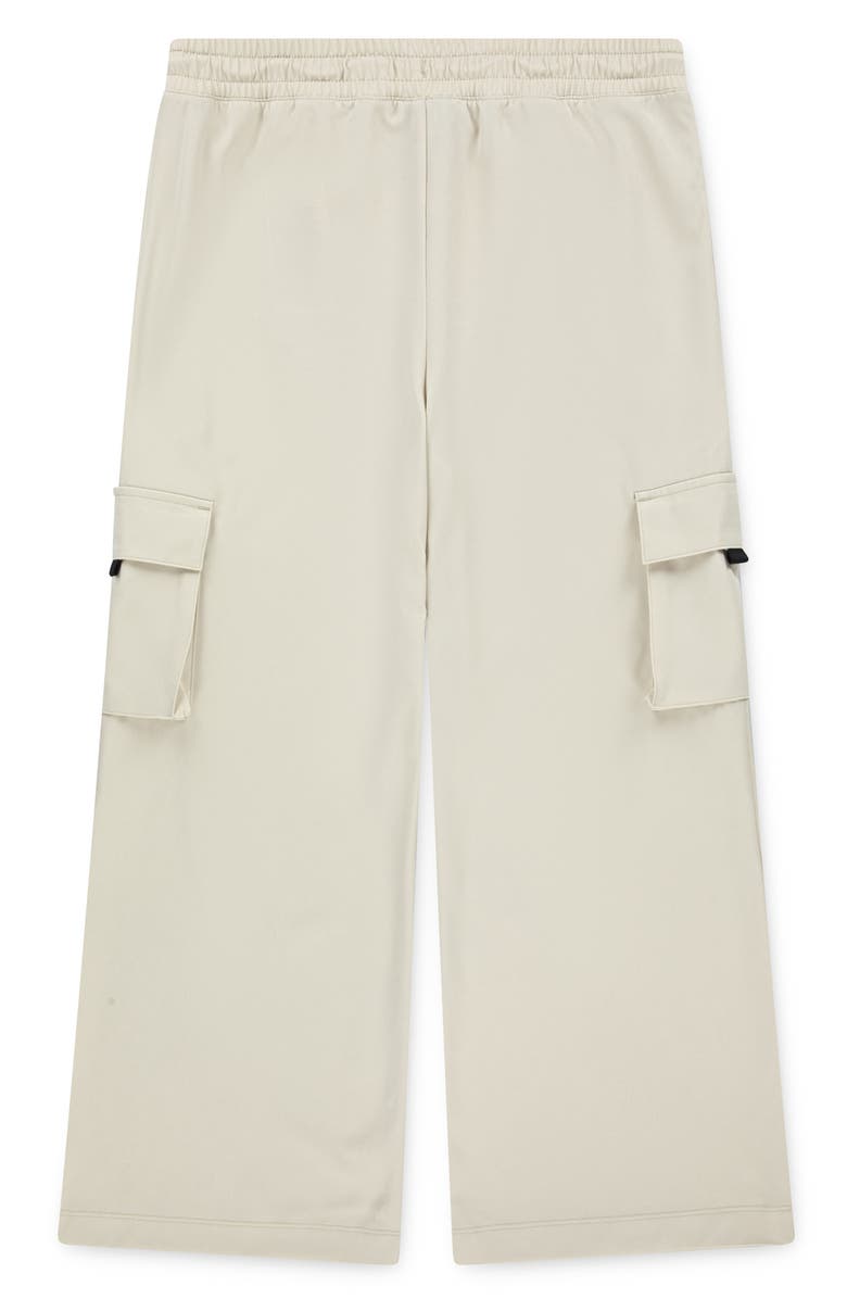 Jordan Kids' Wide Leg Drawstring Cargo Pants, Alternate, color, Legend Light Brown