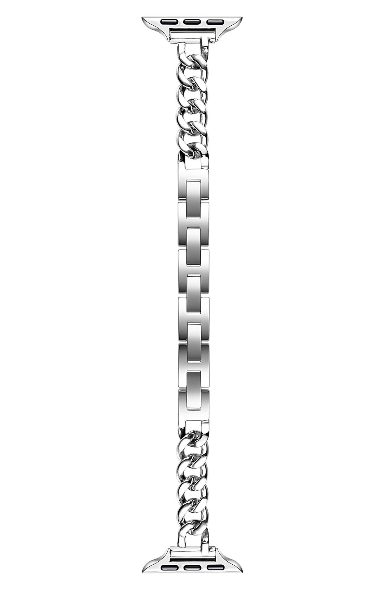 Posh Tech Nikki Stainless Steel Apple Watch® Watchband In Silver/gold