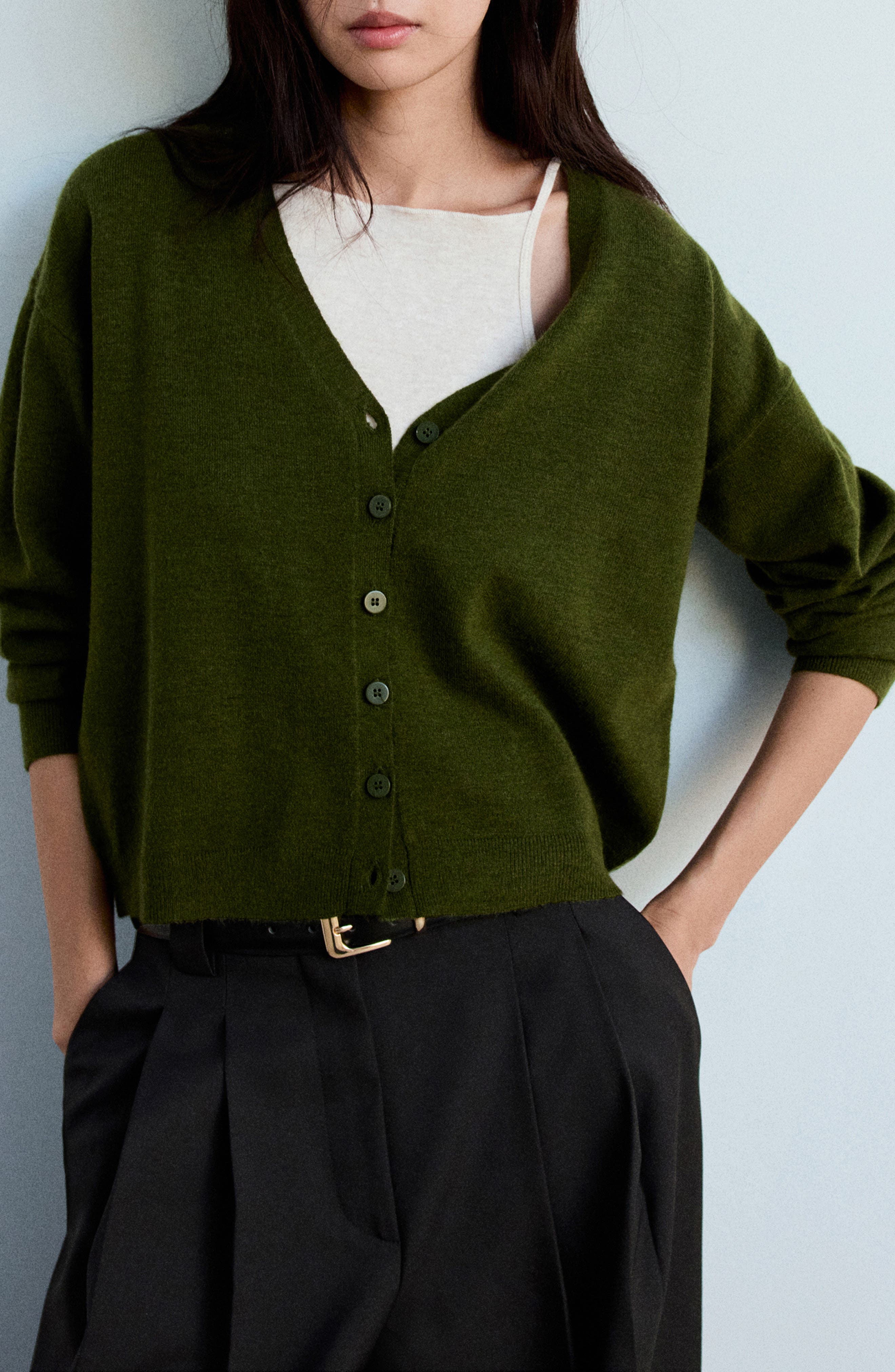 selected OLIVE GREEN