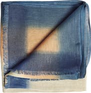 Studio Variously Oceana Beige Soft Linen Silk Handloom Scarf