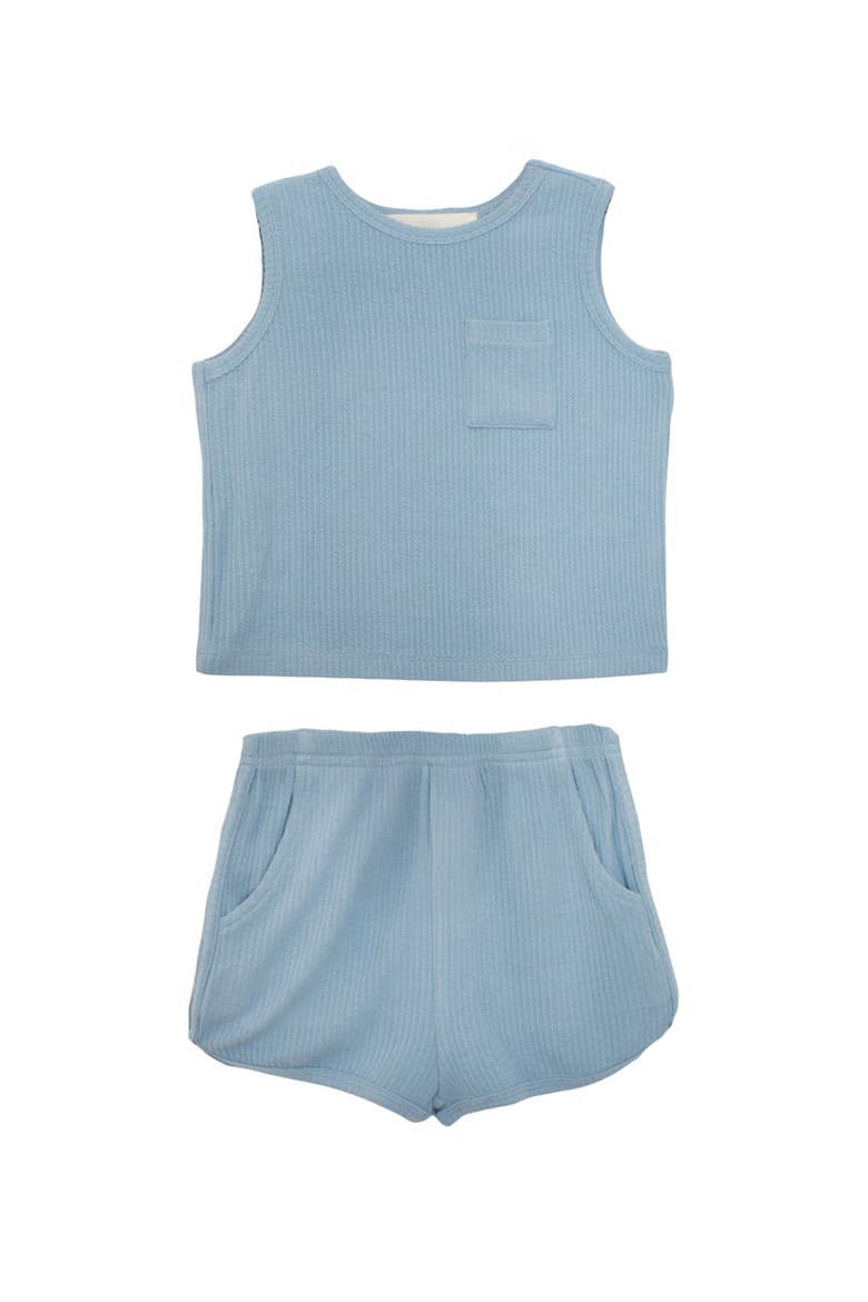 Caleb Sleeveless Two Piece Set, Main, color, Blue