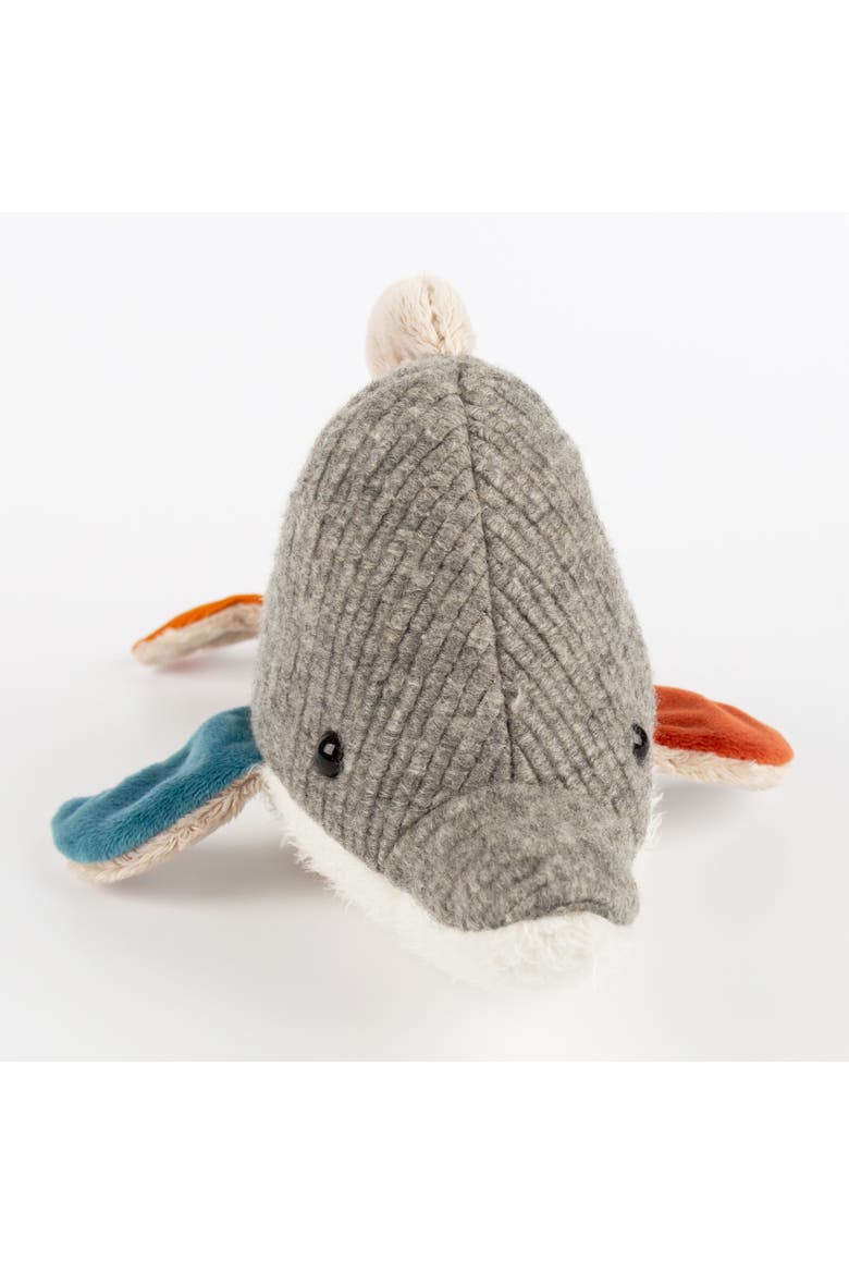 Patchwork Dolphin Plush Toy, Alternate, color, Multicolored