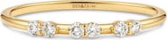 DEVATA Triple Cluster Lab Grown Diamond Ring in 14K Gold