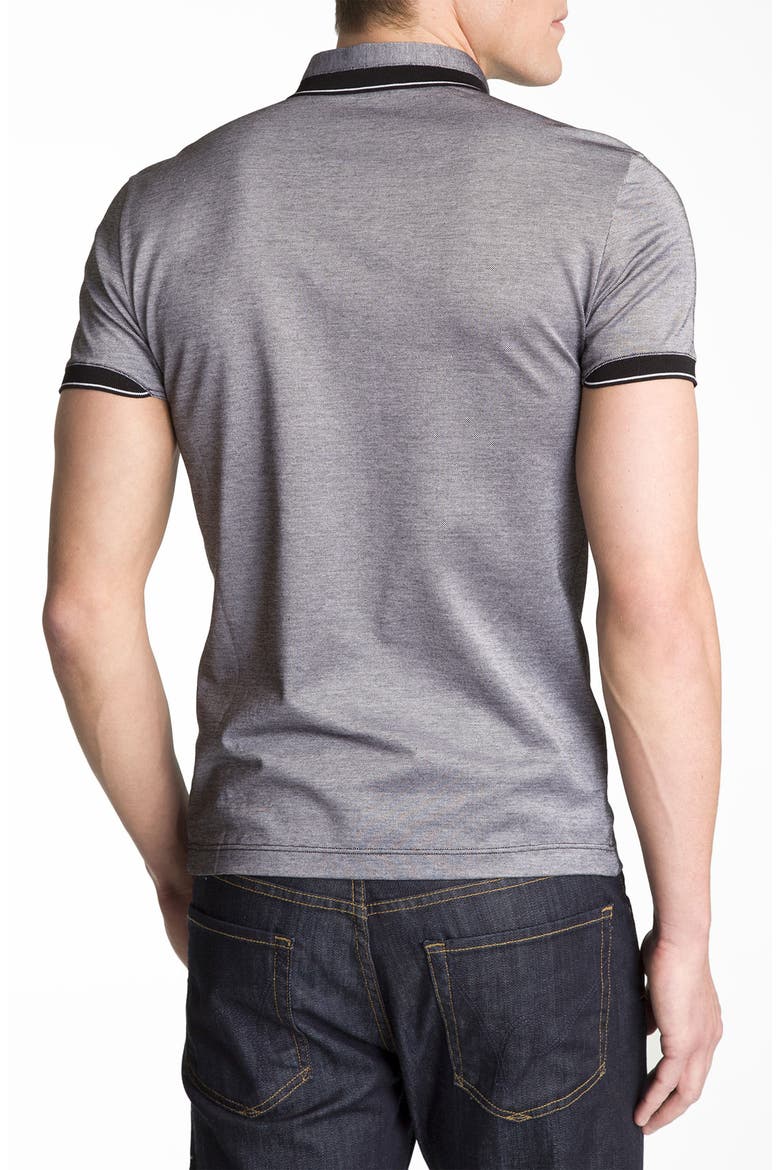 Slim Fit Polo, Alternate, color, BLACK