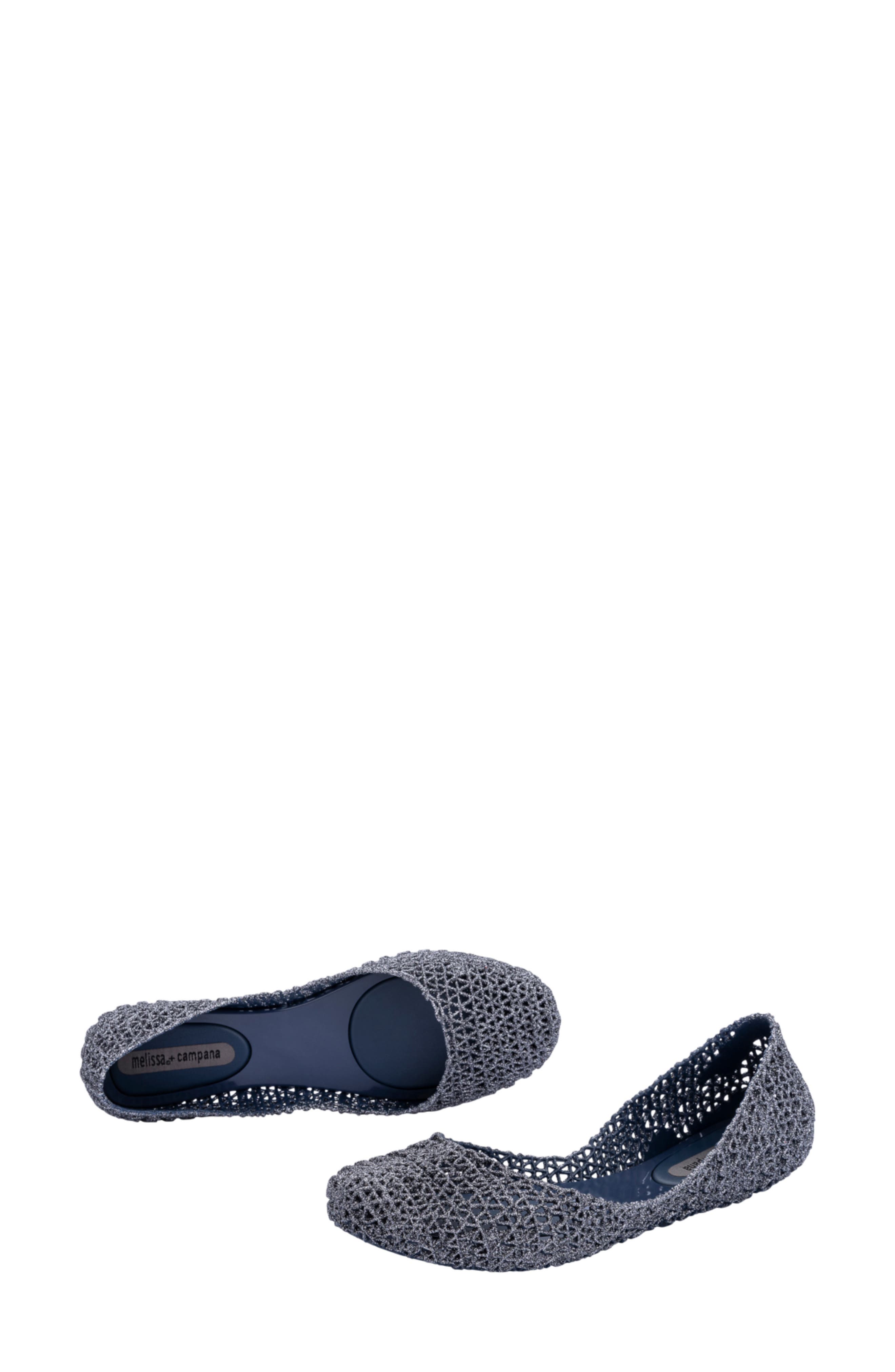 Campana Papel VII Jelly Flat, Alternate, color, BLUE/ GLITTER