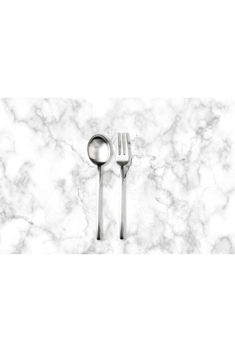 Due Ice Serving Set - 2 Pieces, Alternate, color, Ice Silver