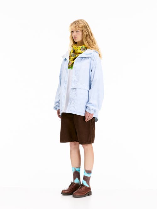 Vowels Reversible Shell Jacket In Multi