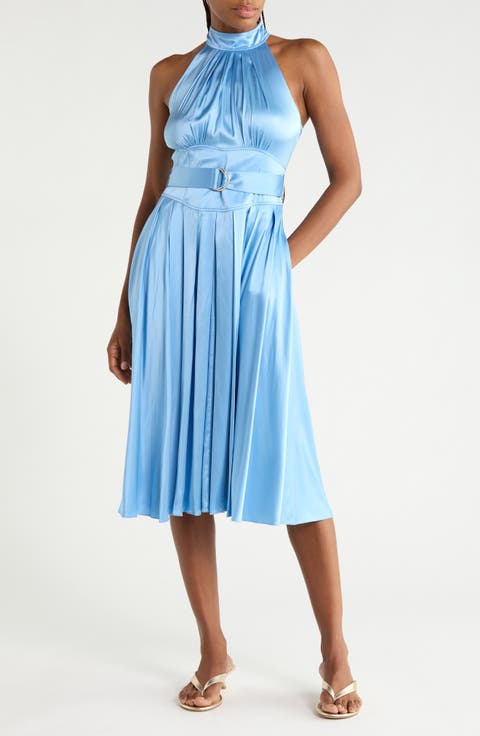 Nicola Sleeveless Belted Midi DressNicola Sleeveless Belted Midi Dress