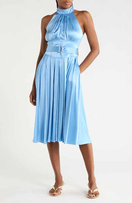 Nicola Sleeveless Belted Midi DressNicola Sleeveless Belted Midi Dress
