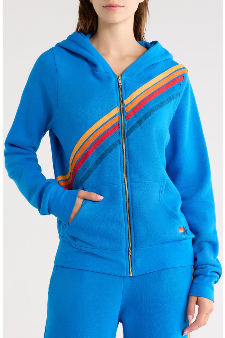 Disco Zip Hoodie, Alternate, color, OCEAN