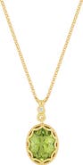 Bony Levy Iris 18K Yellow Gold Peridot & Diamond Pendant Necklace