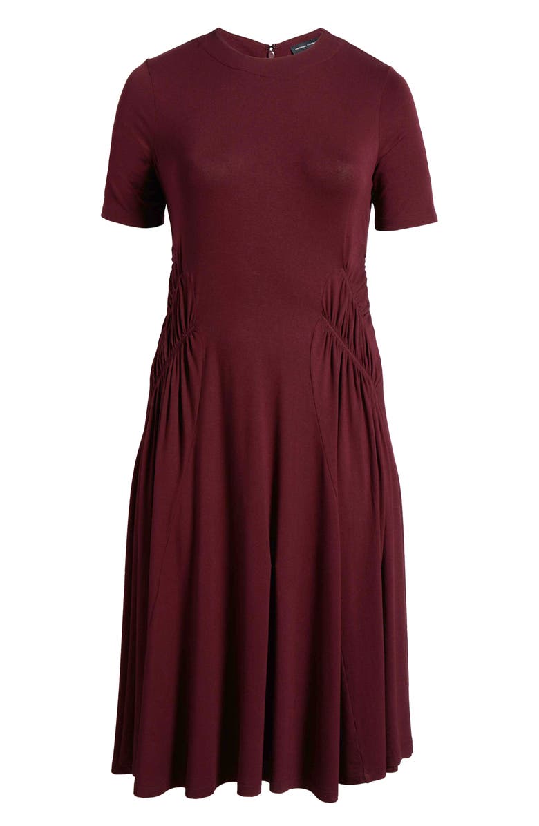 Universal Standard Devi Liquid Jersey Dress, Alternate, color, Black Cherry