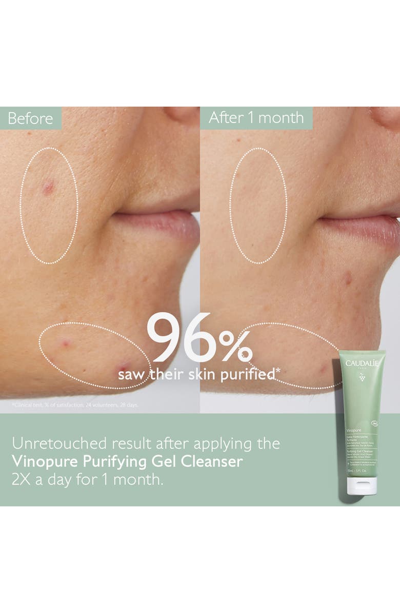 CAUDALÍE Vinopure Purifying Gel Cleanser, Alternate, color, 