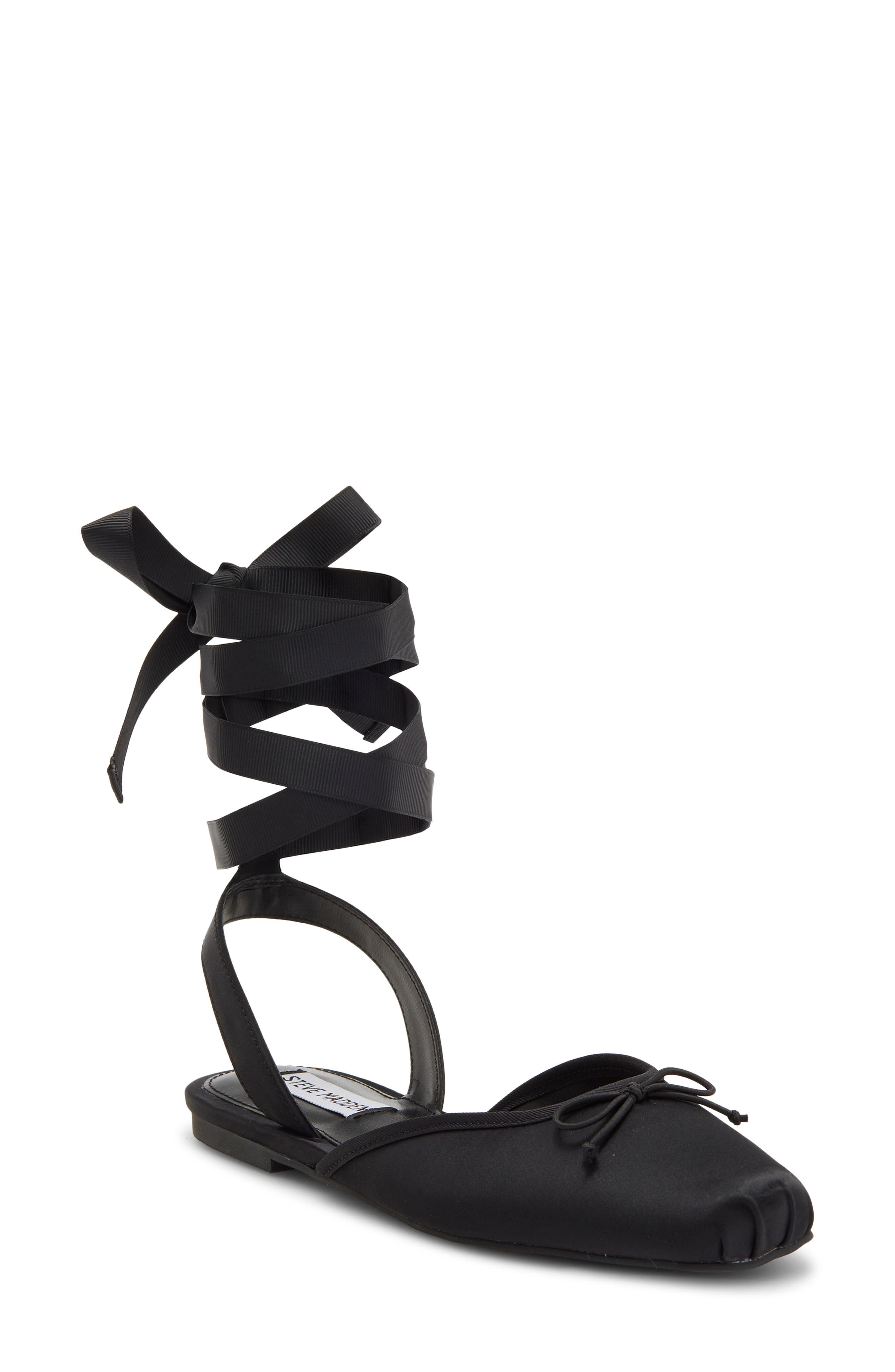 Scarletta Ankle Tie Ballet Flat