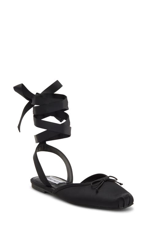 Scarletta Ankle Tie Ballet Flat