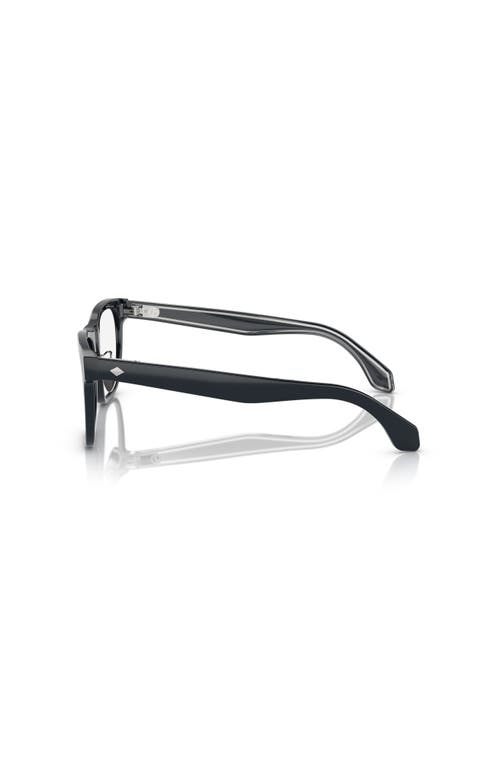 Giorgio Armani 53mm Square Optical Glasses In Black