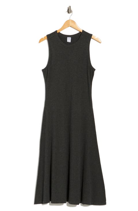 Sleeveless Cotton Jersey Midi Dress