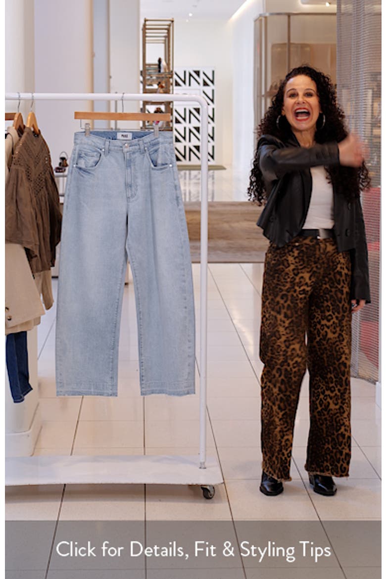 Arellia Release Hem High Waist Ankle Barrel Jeans video