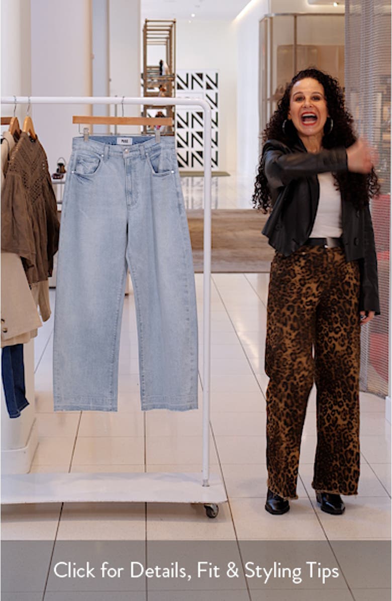 Arellia Release Hem High Waist Ankle Barrel Jeans, sales video thumbnail