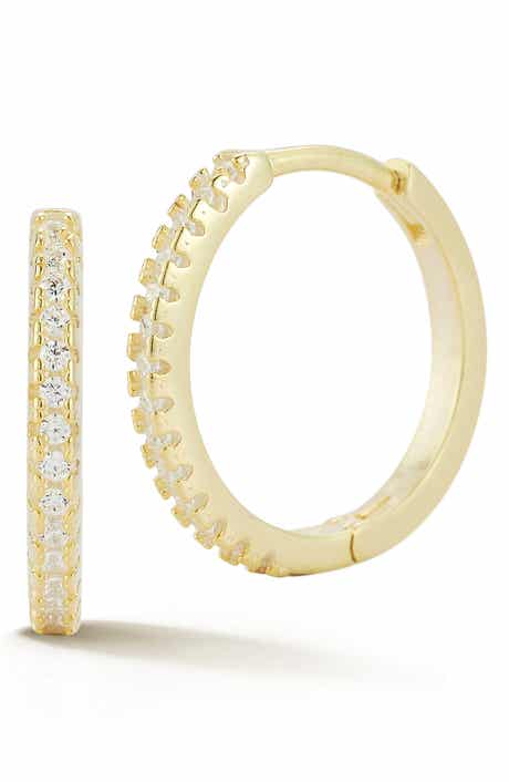 SPHERA MILANO Cubic Zirconia Hoop Earrings