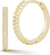 SPHERA MILANO Cubic Zirconia Hoop Earrings