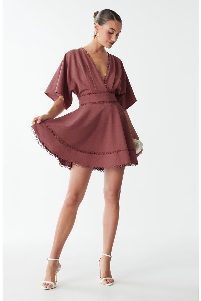 Sissy Mini Dress, Alternate, color, Blush
