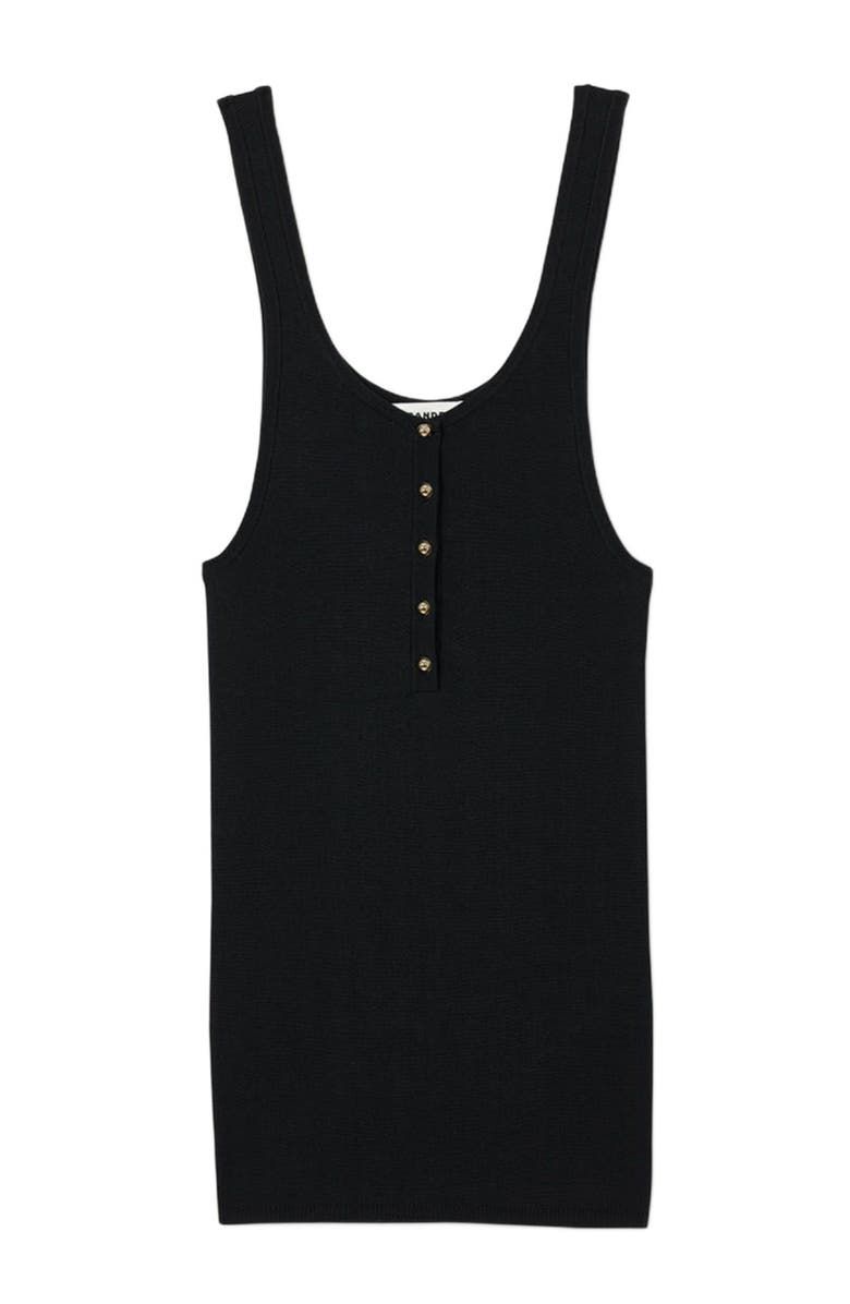 SANDRO Rib knit vest top, Alternate, color, 