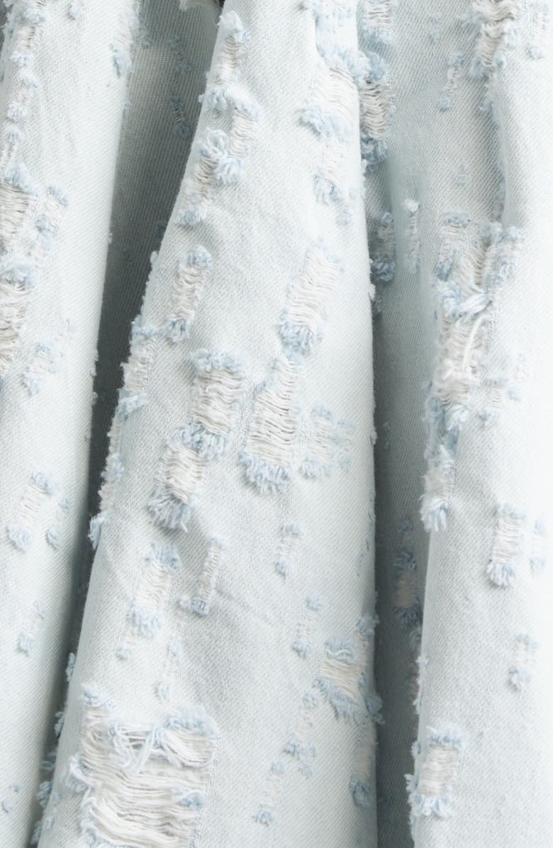 Haikure Reese Ripped Denim Dress, Alternate, color, Light Blue Destroy