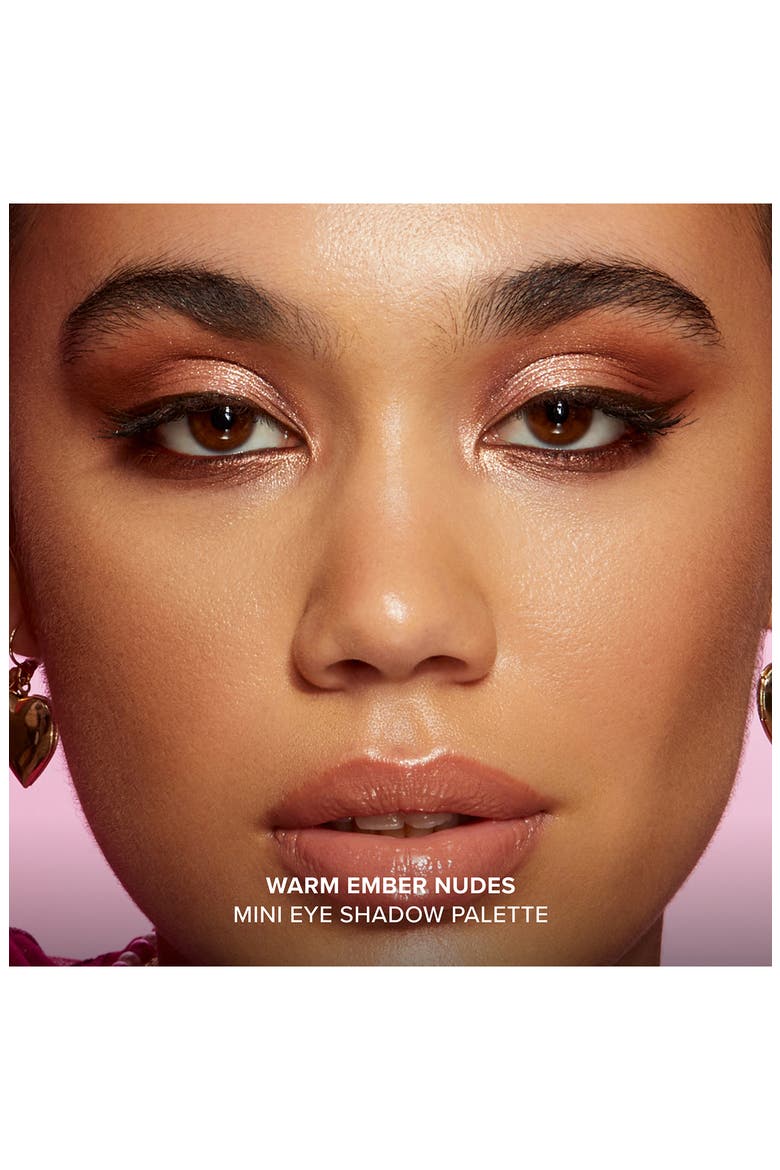 Born This Way Mini Eyeshadow Palette, Alternate, color, WARM EMBER NUDES