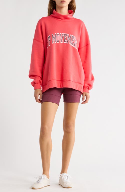 Free People Fp Movement Victory Sweatshirt & Shorts Set In Purple