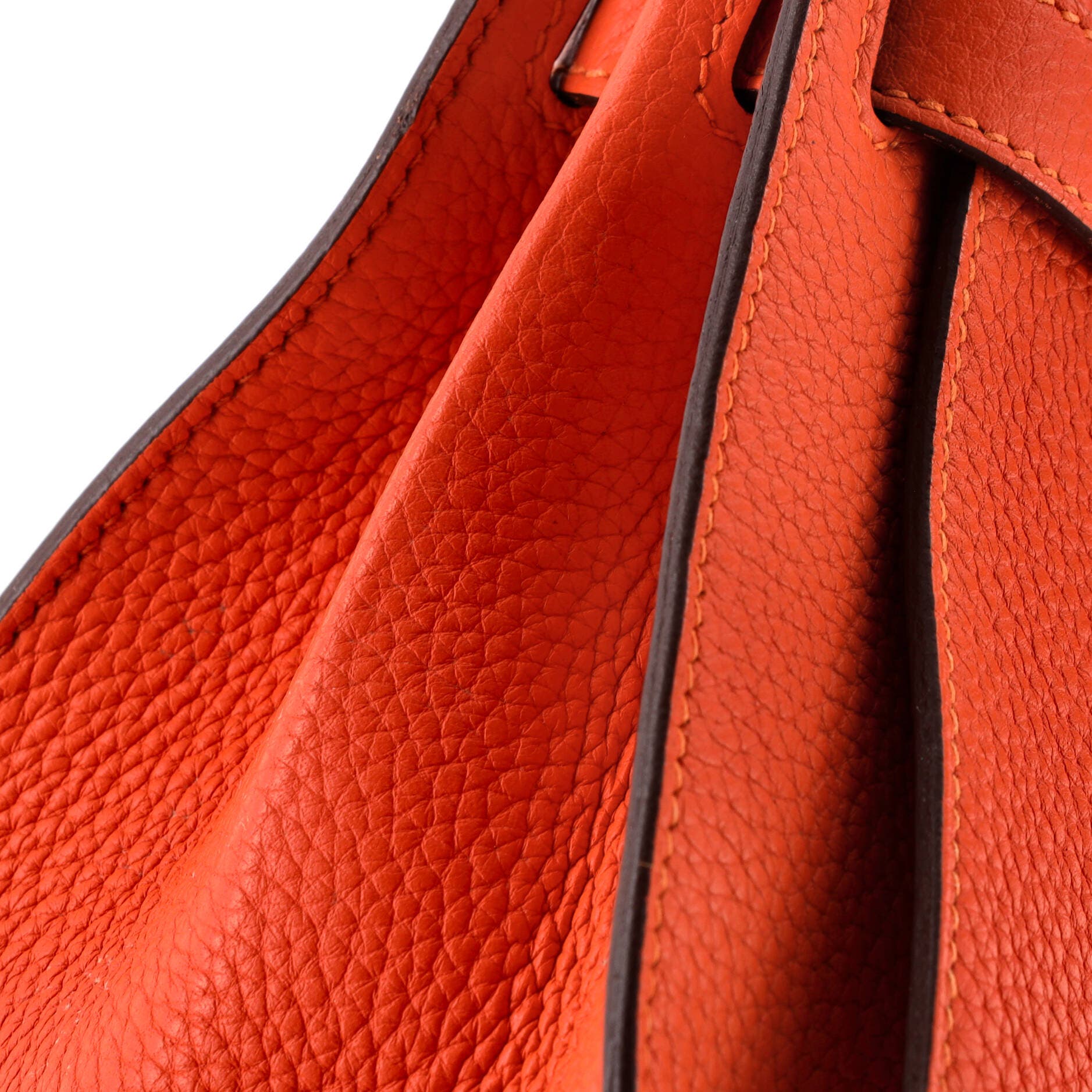 Pre-Owned Hermes Jypsiere Bag Clemence 28, Alternate, color, Feu