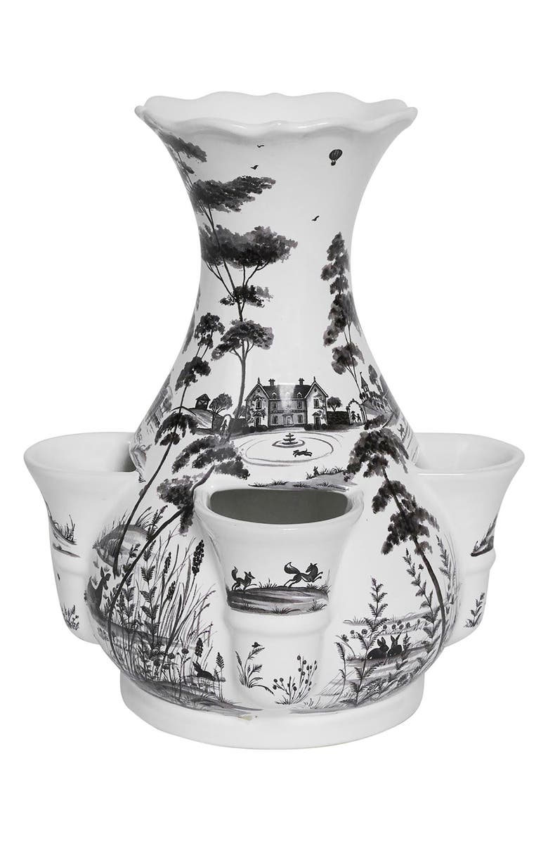 Juliska Country Estate 11" Tulip Vase, Alternate, color, Flint Grey