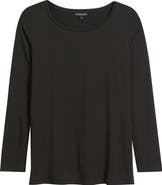 Eileen Fisher Ballet Neck Long Sleeve Tunic