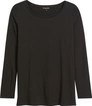 Eileen Fisher Ballet Neck Long Sleeve Tunic