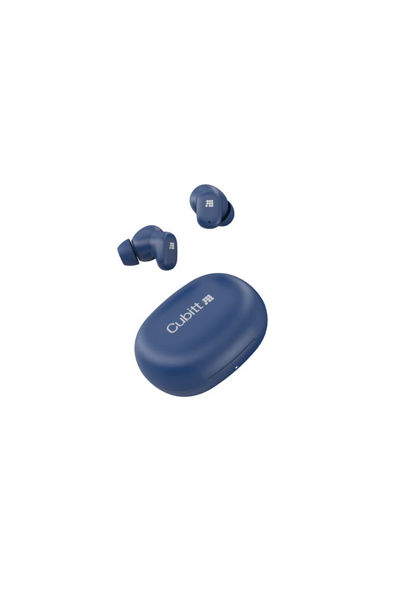 Power Earbuds Bluetooth 6.0, 55ms Latency, 5H Playback, 500mAh Case, ANC, USB-C Charging, Touch Controls, Voice Assistant, Main, color, Blue
